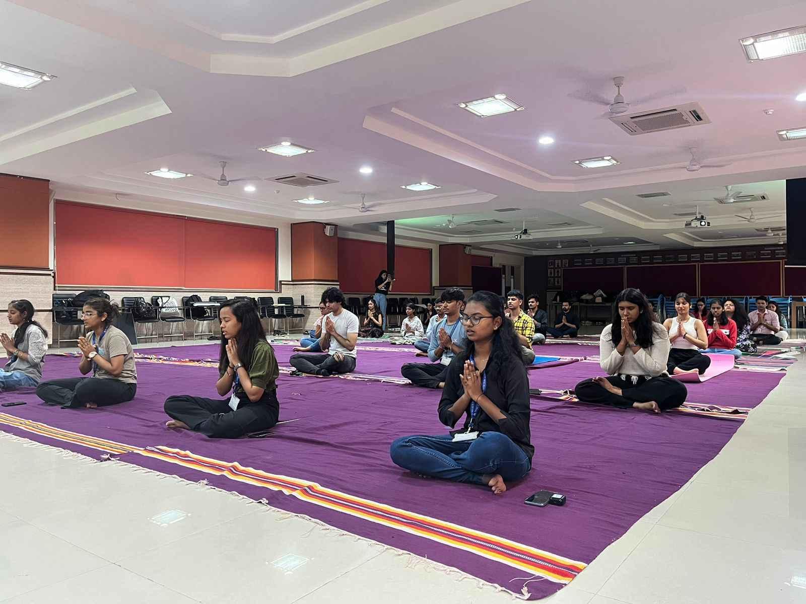 Thakur School of Architecture and Planning Mumbai Yoga Day photo 6